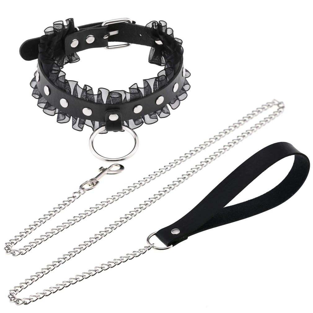 Women'S Emo Accessories - مثير الدانتيل مدببة المختنق الشرير طوق