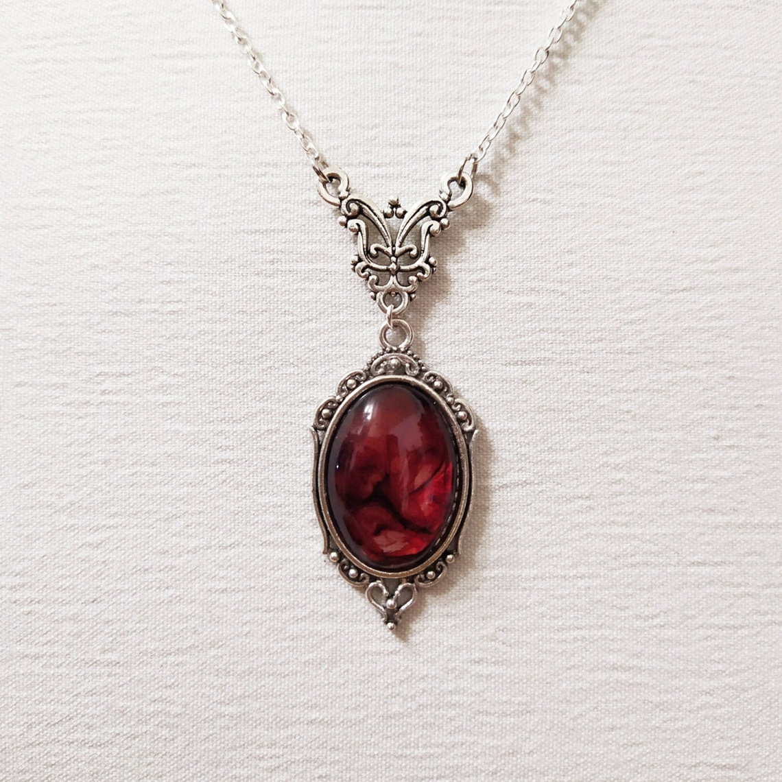 Women'S Vampire Accessories - خمر القوطية الدم الأحمر الكوارتز سحر