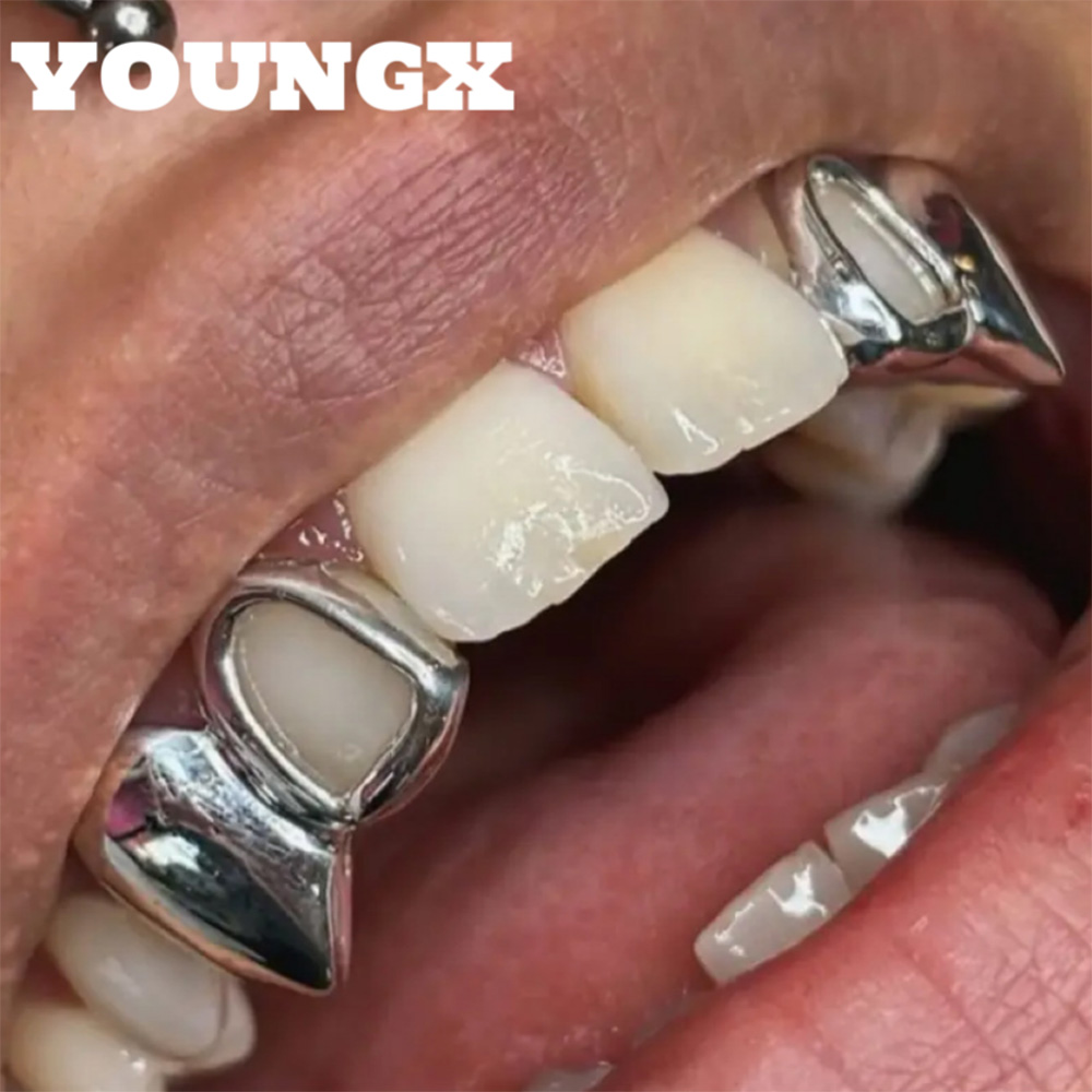 Women'S Vampire Accessories - YOUNGX الهيب هوب مزدوجة الجوف لامعة