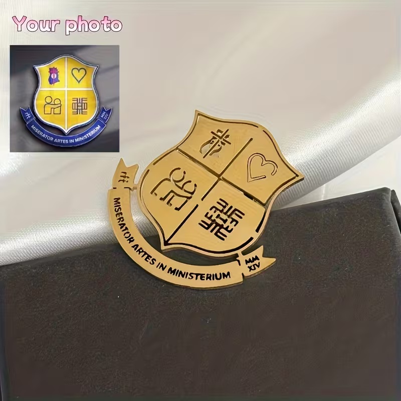 دبابيس شعار مخصصة بتصميم بسيط  - مراجعة Women Accessories Logo وسعره