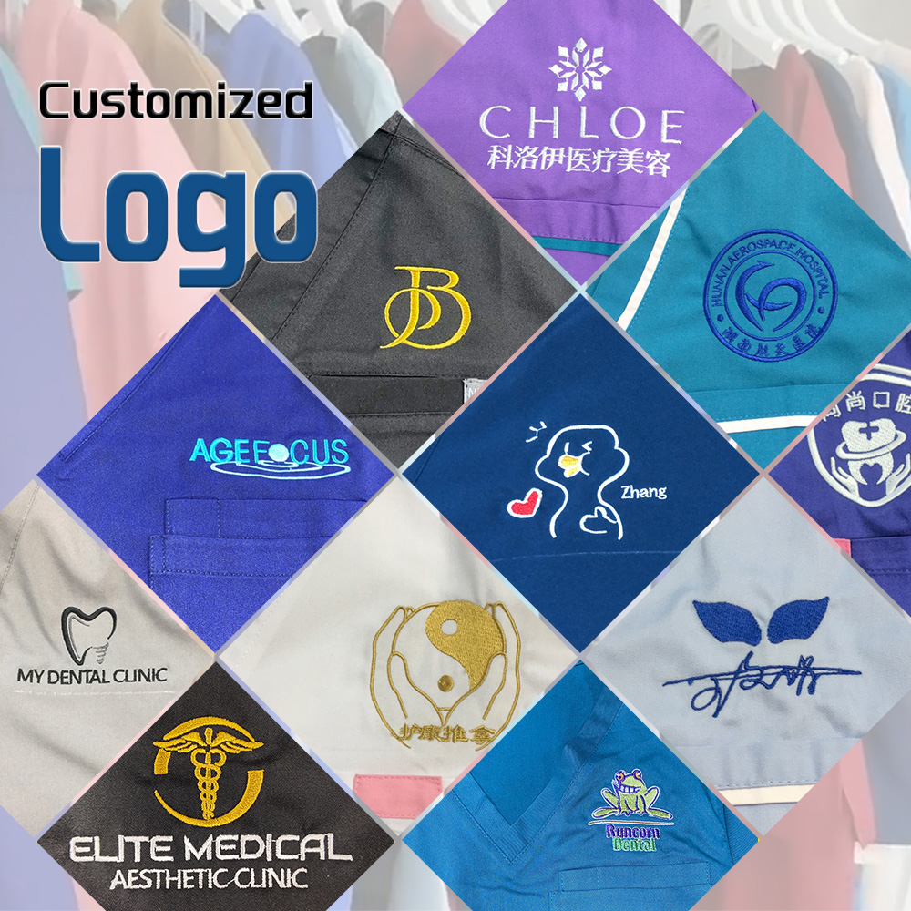 شعار مخصص فرك موحدة النساء زي  - مراجعة Women Accessories Logo وسعره