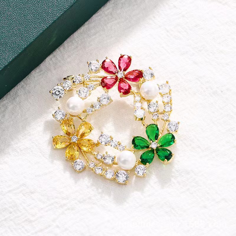 شعبية الزركون بروش تصميم بروش  - مراجعة Women'S Accessories Manufacturers وسعره