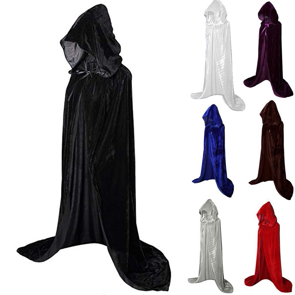 عباءات الهالوين عباءة بقلنسوة  - مراجعة Women'S Vampire Accessories وسعره