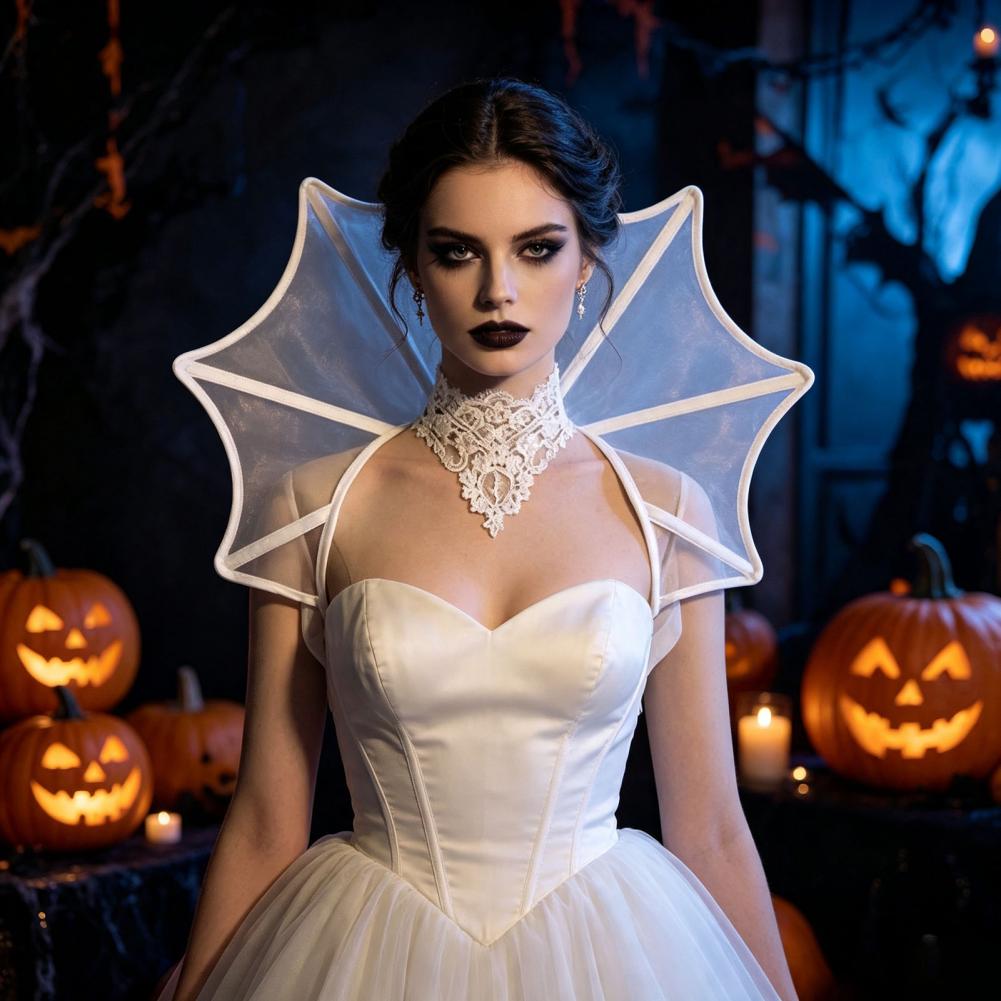 طوق مصاص دماء قابل للرفع، عباء - مراجعة Women'S Vampire Accessories وسعره