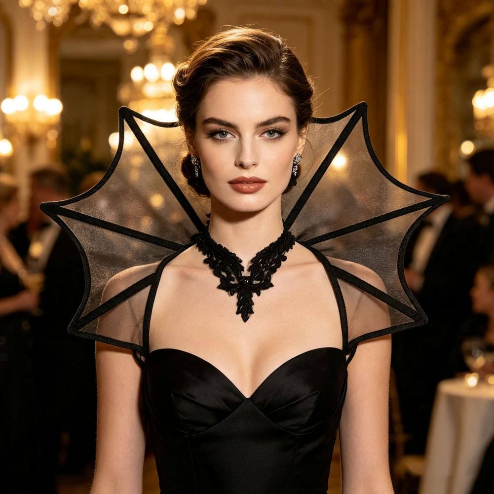 طوق مصاص دماء قابل للرفع، عباء - مراجعة Women'S Vampire Accessories وسعره