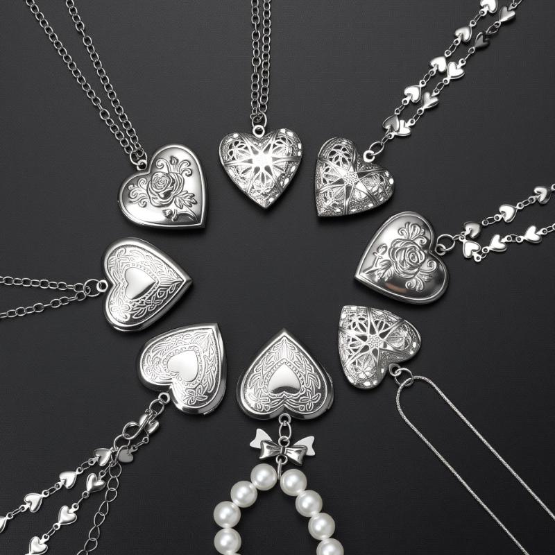 قلادة قلب قوطية عتيقة للنساء،  - مراجعة Women'S Accessories Gift Ideas وسعره