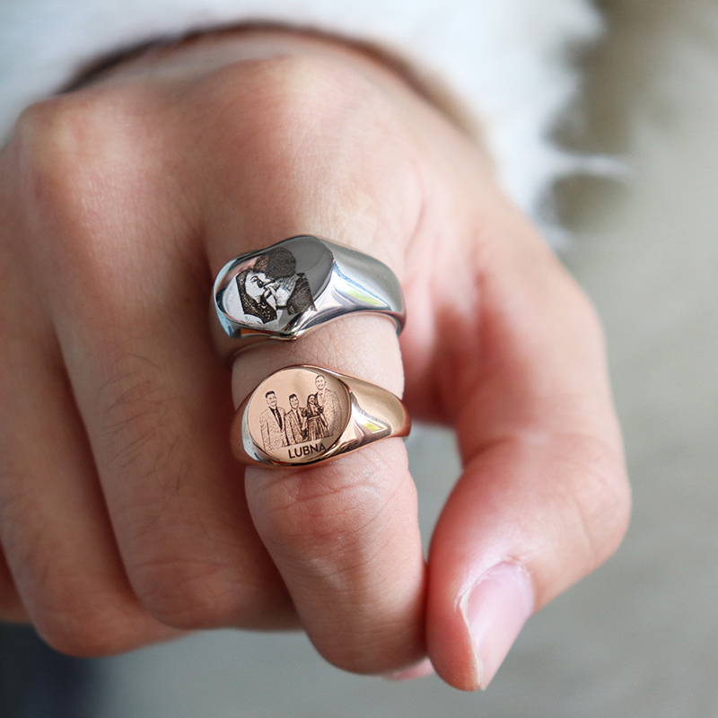 مخصص محفورة صورة شعار اسم القل - مراجعة Women Accessories Logo وسعره