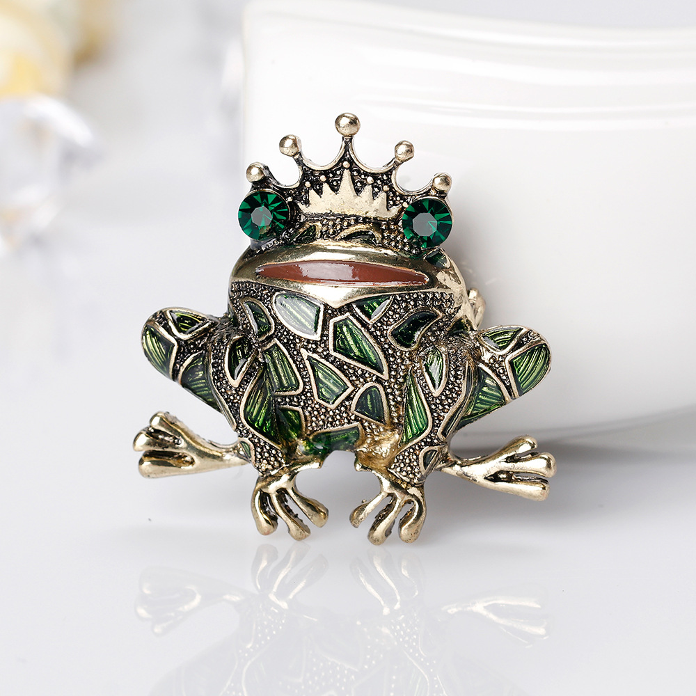 بروش على شكل الملك الضفدع بتصم - مراجعة Women Accessories Ebay وسعره