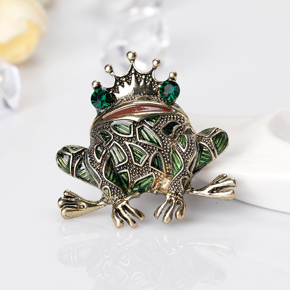 بروش على شكل الملك الضفدع بتصم - مراجعة Women Accessories Ebay وسعره